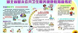 公共衛(wèi)生健康宣傳欄圖片