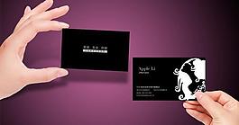 美發(fā)行業(yè)名片設(shè)計(jì)圖片