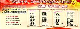 表彰橱窗图片