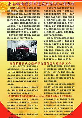 森林防火 櫥窗圖片