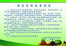 厨房制度牌图片