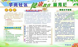 健康教育宣傳欄圖片