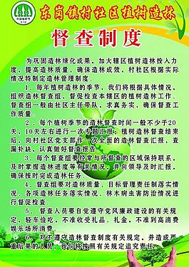 植樹造林督察制度圖片