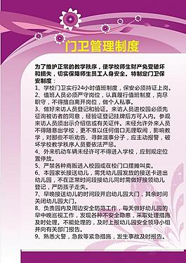 門衛(wèi)管理制度圖片