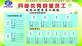 明星员工制度图片