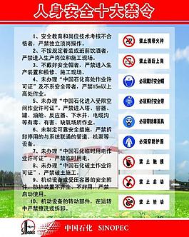 油庫制度牌圖片