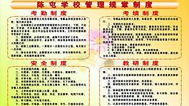 学校管理制度图片