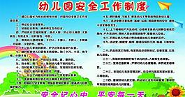 幼兒園安全制度展板圖片