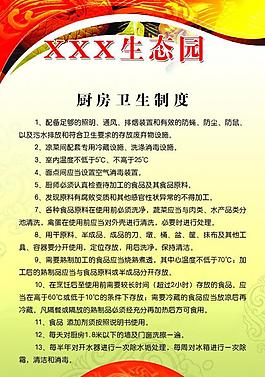 廚房衛(wèi)生制度圖片