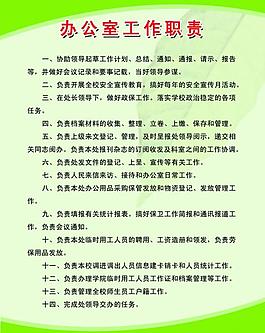 制度 模版 職責(zé)圖片