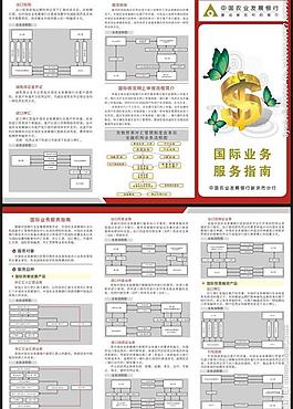 銀行三折頁圖片
