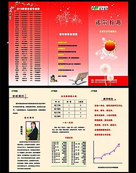 招生三折頁圖片