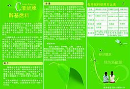 醇基燃料三折頁圖片