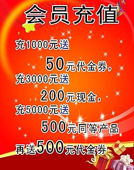 會員充值圖片