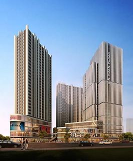 得邦商業(yè)大廈建筑效果圖圖片