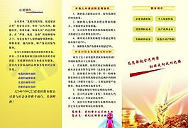金融 理財(cái)三折頁圖片