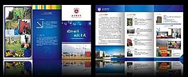 團(tuán)隊(duì)協(xié)作挑戰(zhàn)自我三折頁(yè)圖片