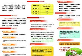 人保三折頁 少兒成長圖片