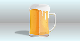 融化的冰淇淋素材