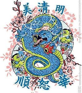 紋身圖案t恤花紋圖片
