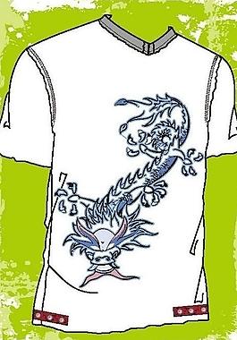 t恤花紋流行圖案圖片
