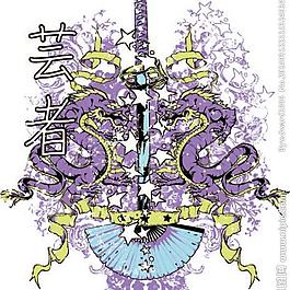 紋身圖案t恤花紋圖片