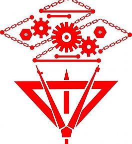 機(jī)械齒輪圖案t恤設(shè)計(jì)圖片
