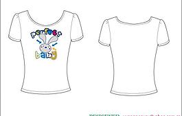 t shirt t恤 印花 可愛(ài) 服裝 卡通 兔 圖片