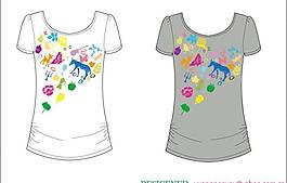 t shirt t恤 印花 時尚 潮流 可愛 服裝 圖案圖片