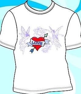 t恤衣服花纹图案图片