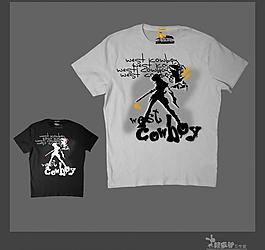 服裝t恤設計與模板圖片