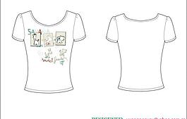 t shirt t恤 印花 時(shí)尚 潮流 可愛 服裝 卡通圖片