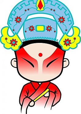 可愛的京劇男孩图片