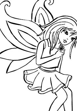 女孩插畫(huà)圖片