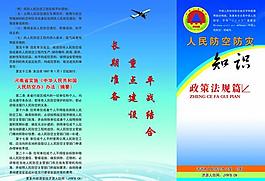 防空防災知識宣傳單圖片