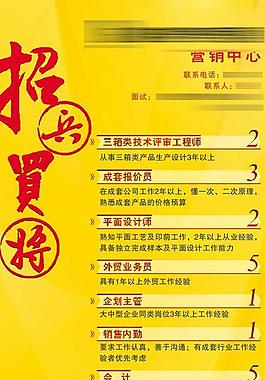 招聘 噴繪圖片