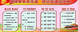 學校黨建展板圖片
