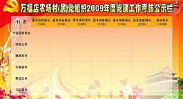 党建 公示栏图片