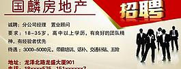 房地产招聘海报图片
