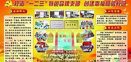 學(xué)校黨建展板圖片