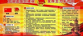 黨建 黨徽 展板 模板圖片