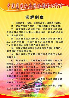 集團社會管理創新工作站展板圖片