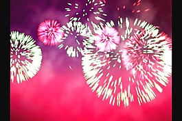 節日煙花高清動態視頻素材下載