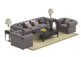 歐式家具模型素材