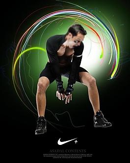 耐克nike商業時尚體育廣告大片圖片
