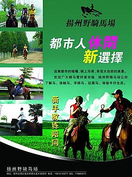 馬場(chǎng)宣傳單圖片