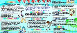 中學生安全常識展板圖片