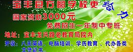 招生展板圖片