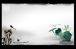 中國(guó)水墨畫(huà)背景圖片