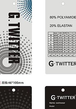 吊牌設計 服裝吊牌圖片